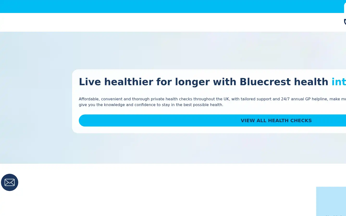 Screenshot of bluecrestwellness.com