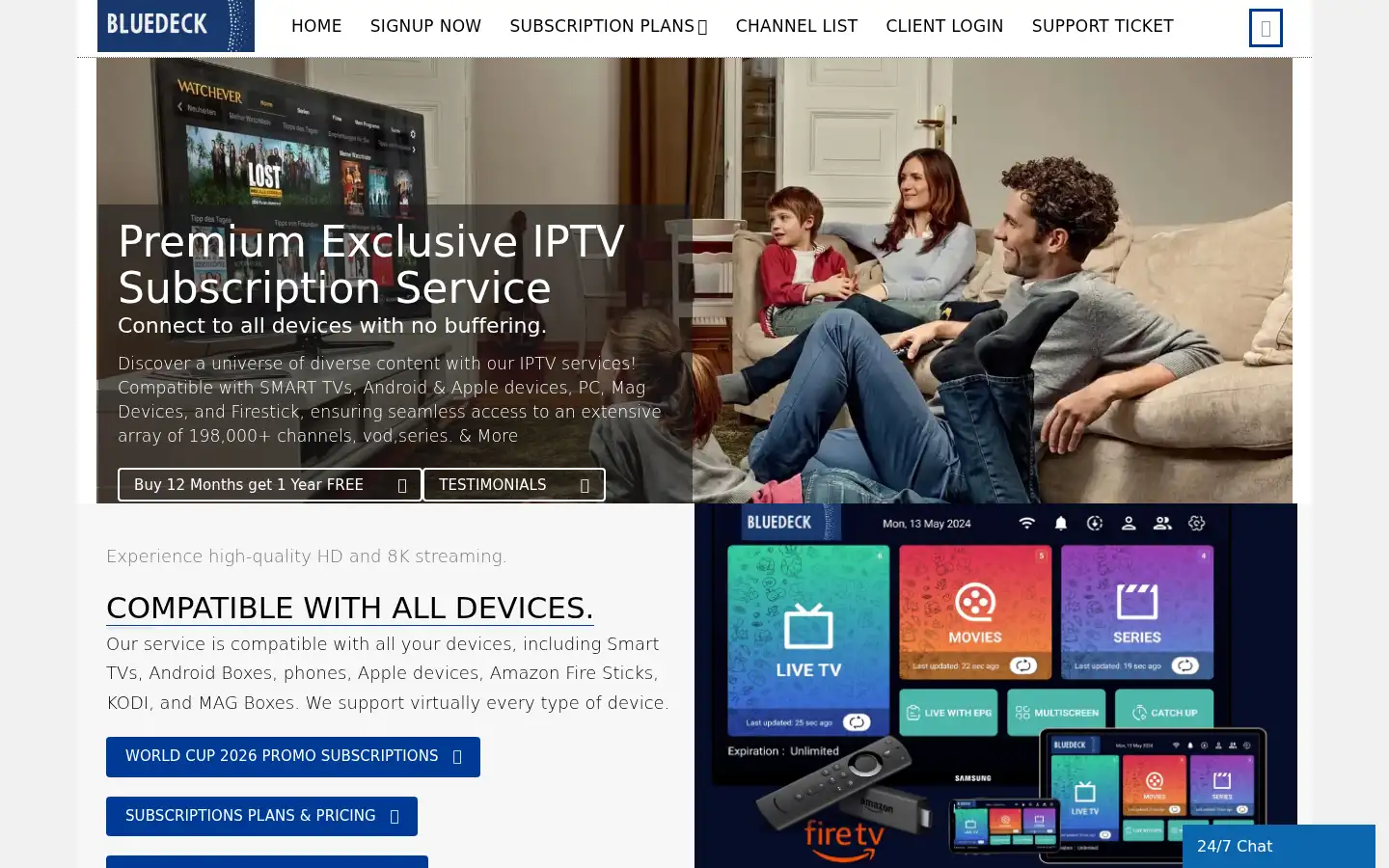 Screenshot of bluedeckdigital.com