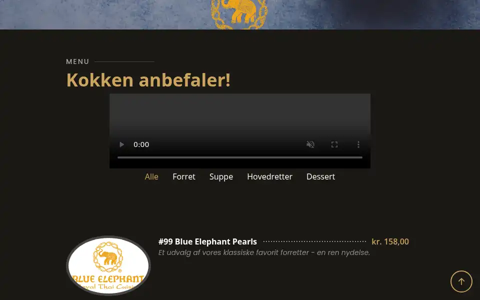 Screenshot of blueelephant.dk