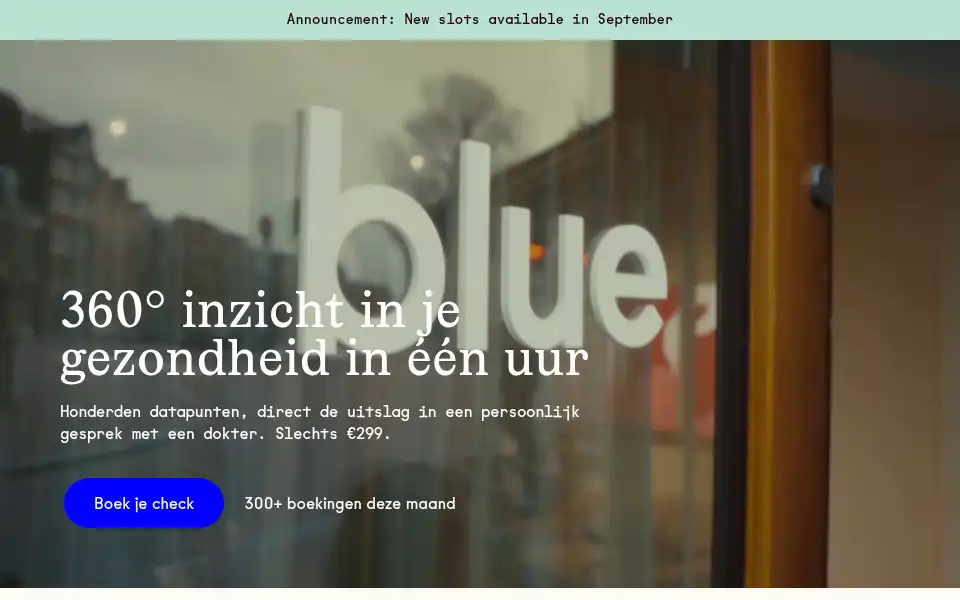 Screenshot of bluehealth.co