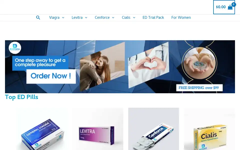Screenshot of bluekama.com