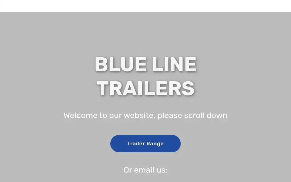 Screenshot of blueline-trailers.co.uk