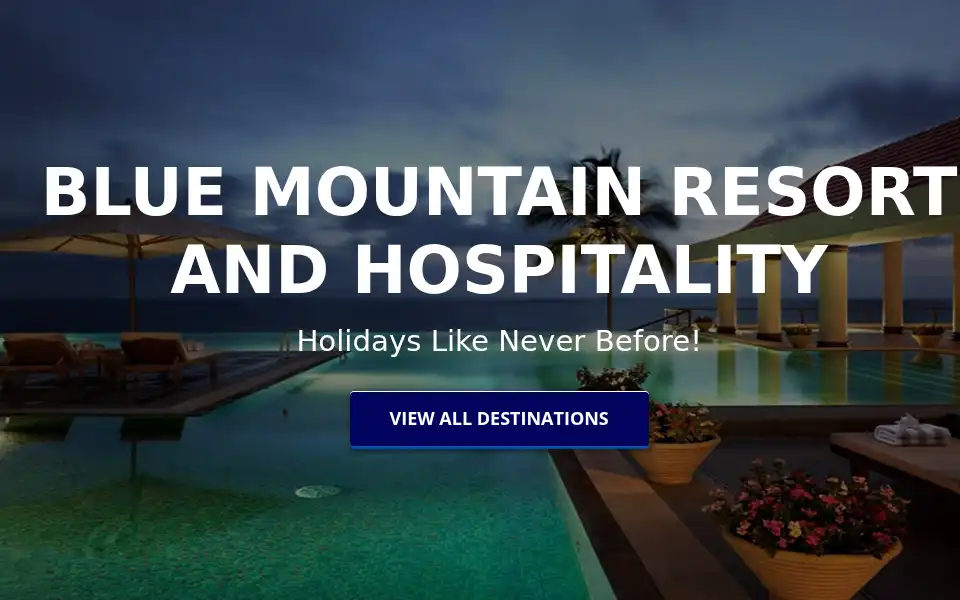 Screenshot of bluemountainresort.in
