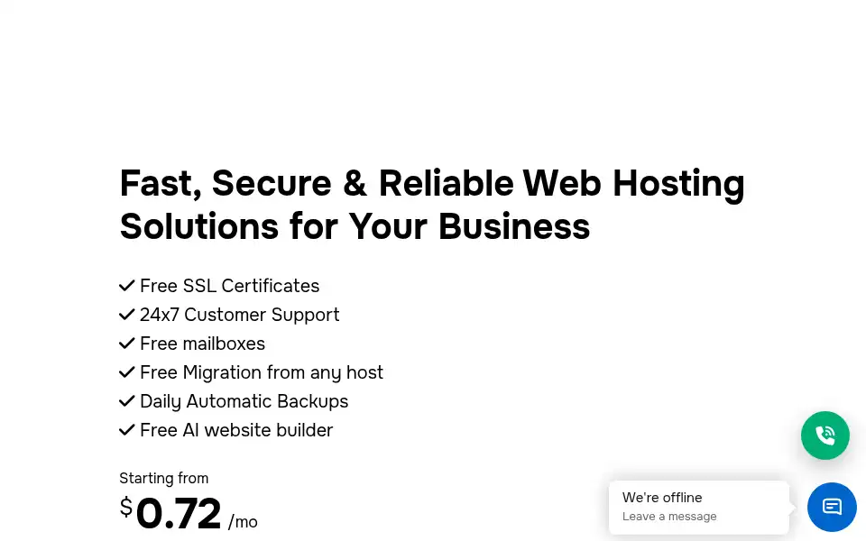 Screenshot of bluerack.net