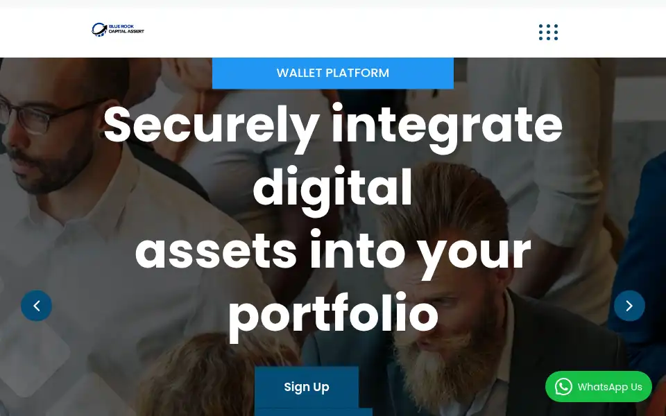 Screenshot of bluerockcapitalassert.com