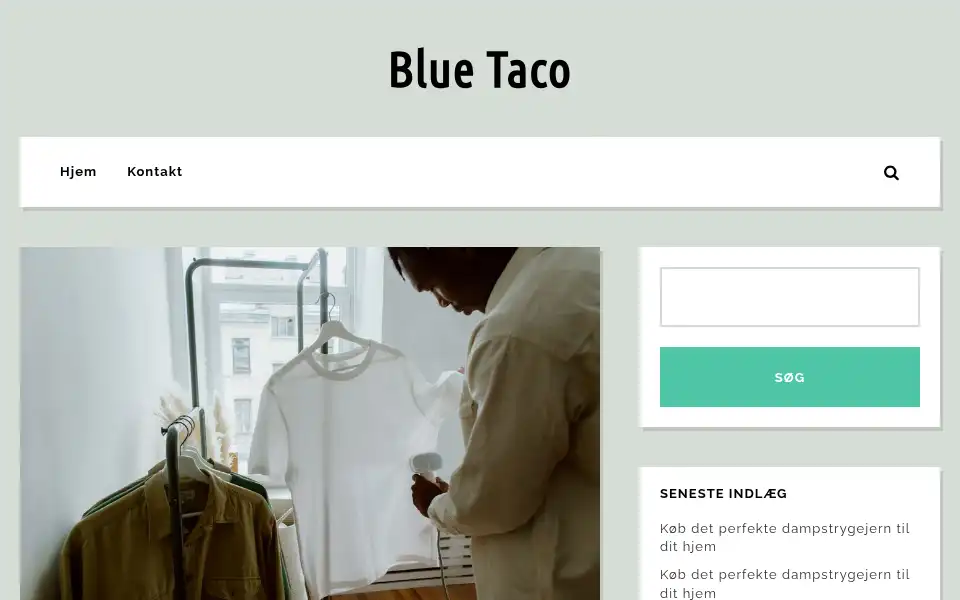 Screenshot of bluetaco.dk
