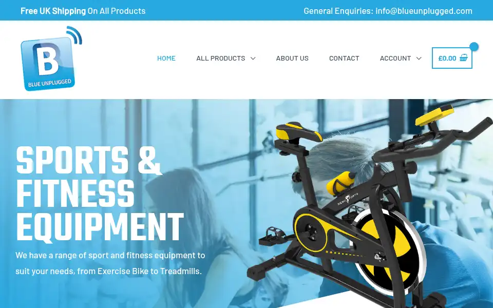 Screenshot of blueunplugged.com