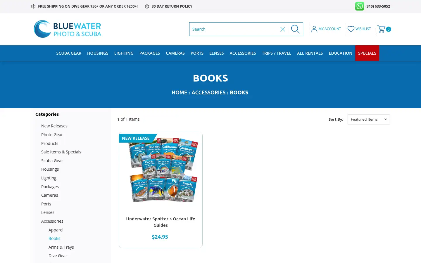 Screenshot of bluewaterphotostore.com