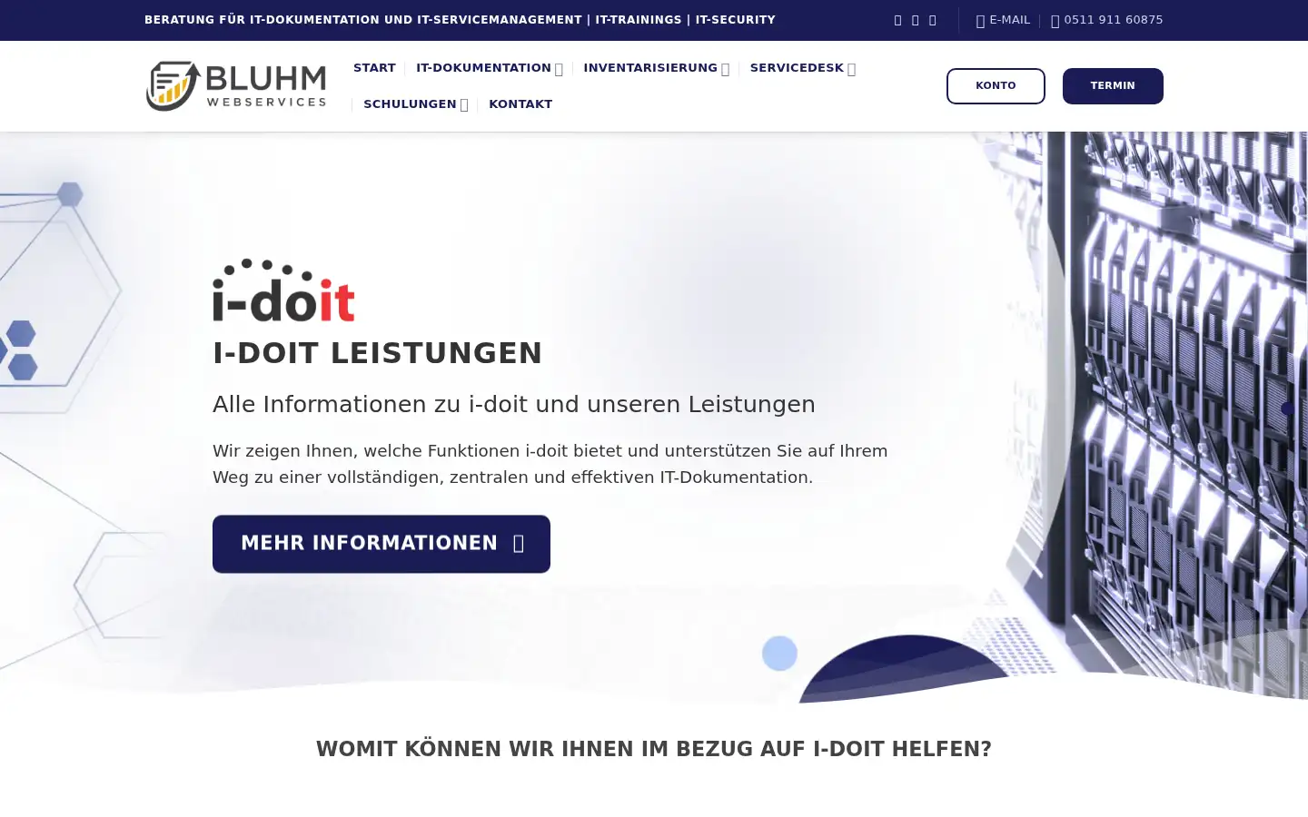 Screenshot of bluhm-webservices.de
