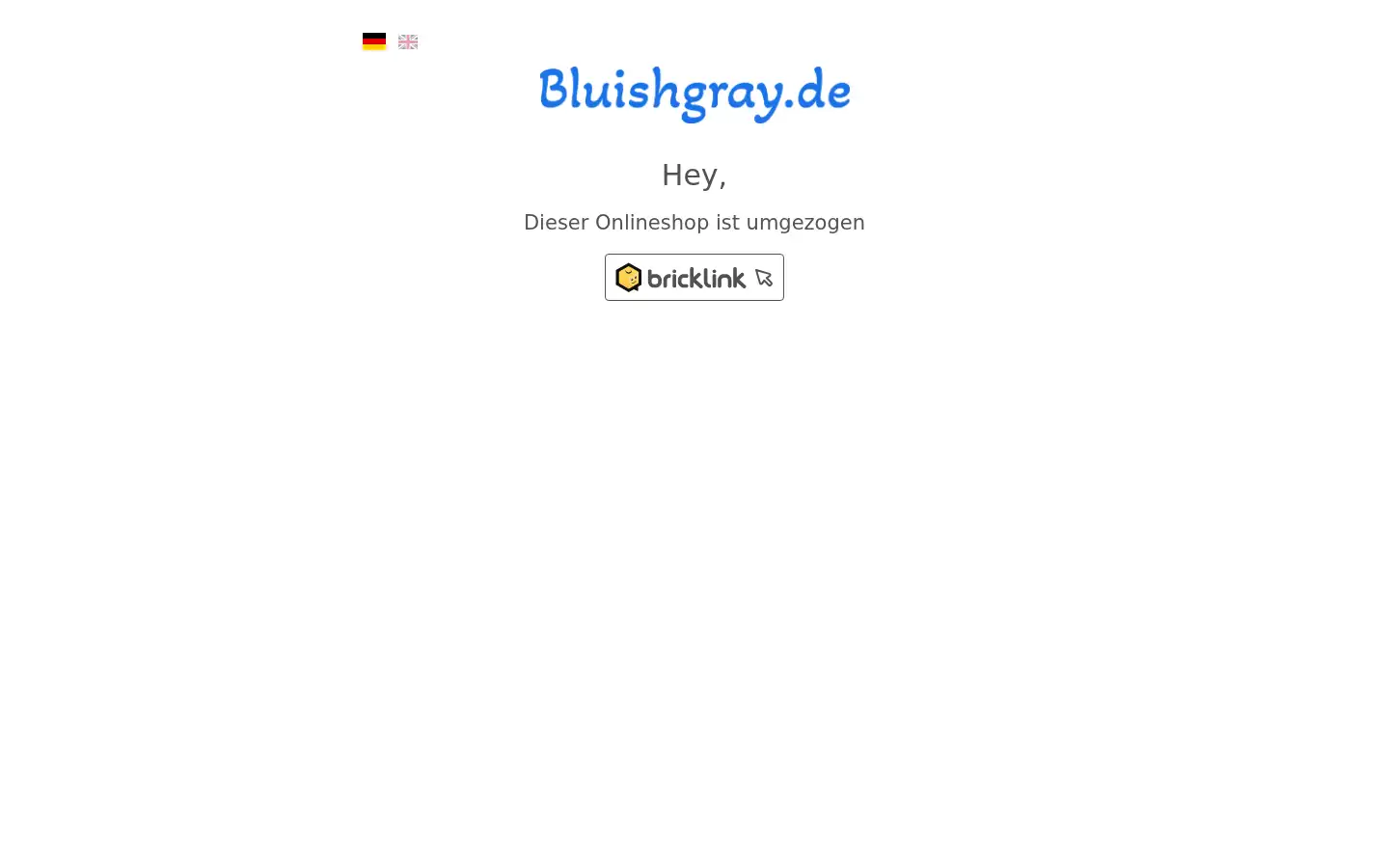 Screenshot of bluishgray.de