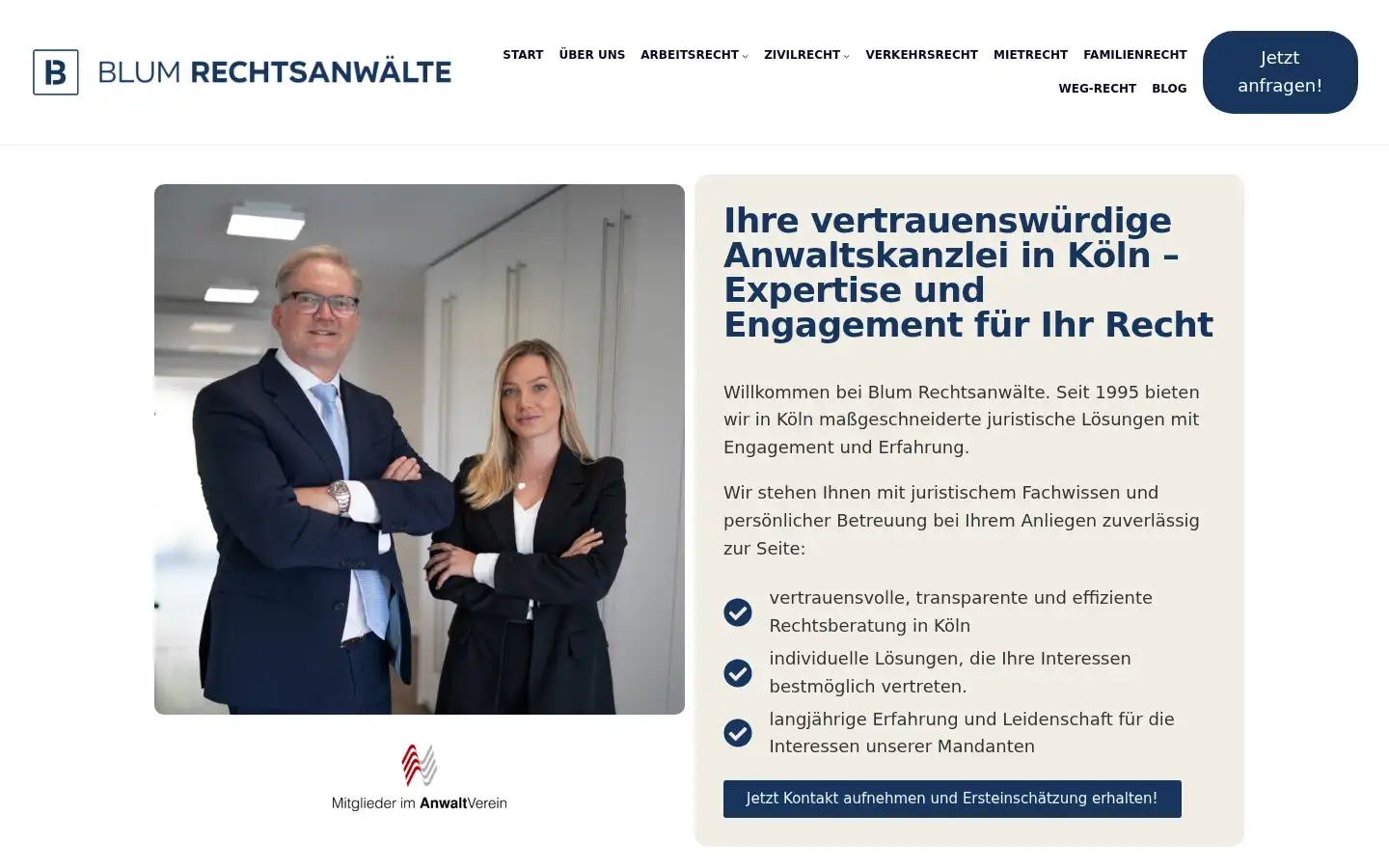 Screenshot of blum-rechtsanwaelte.de