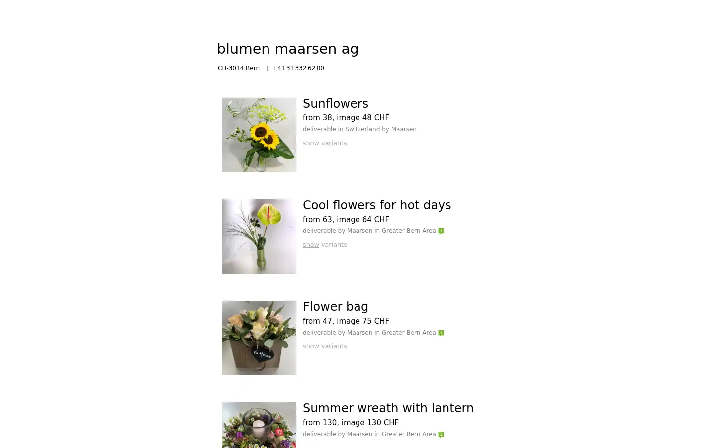Screenshot of blumenmaarsen.ch