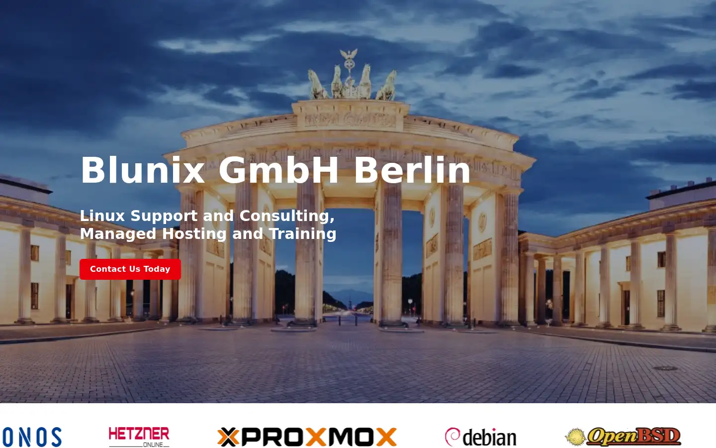 Screenshot of blunix.com