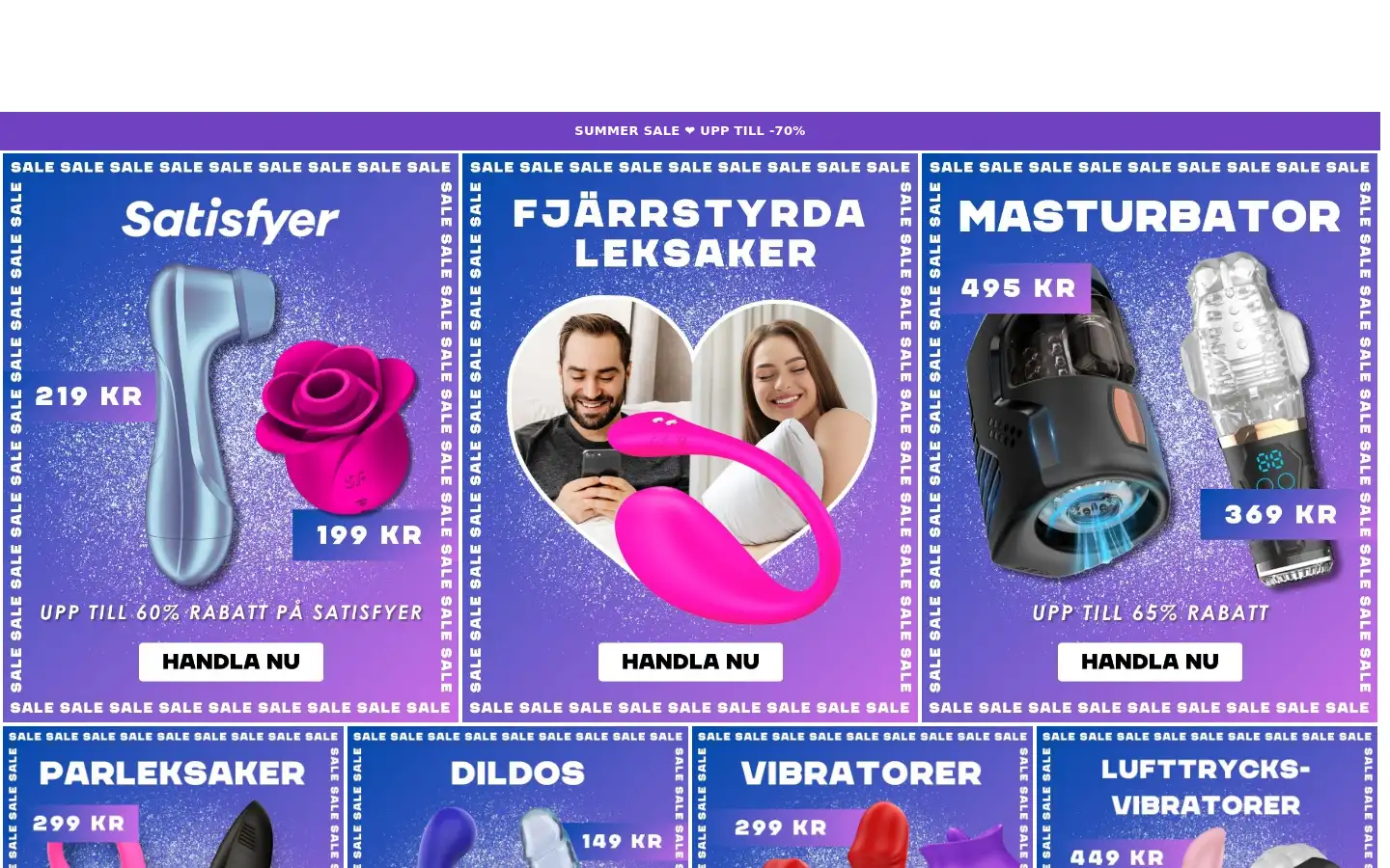 Screenshot of blushme.se