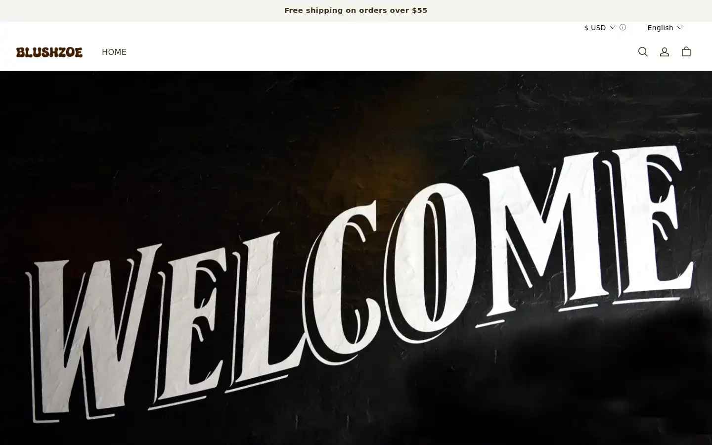 Screenshot of blushzoe.com