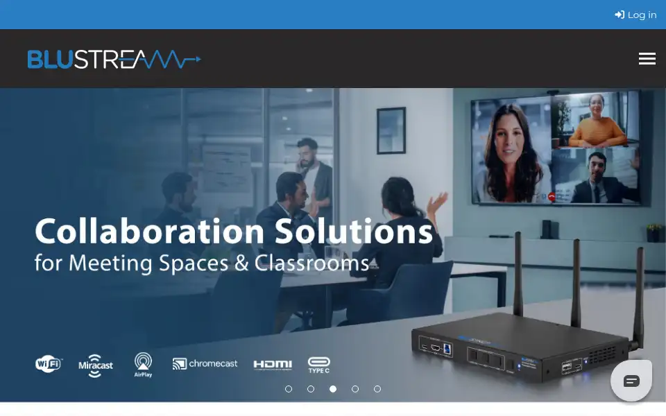 Screenshot of blustream.co.uk