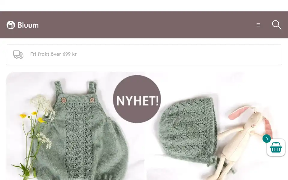 Screenshot of bluum.se
