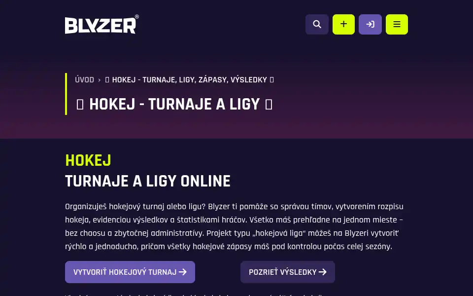 Screenshot of blyzer.net