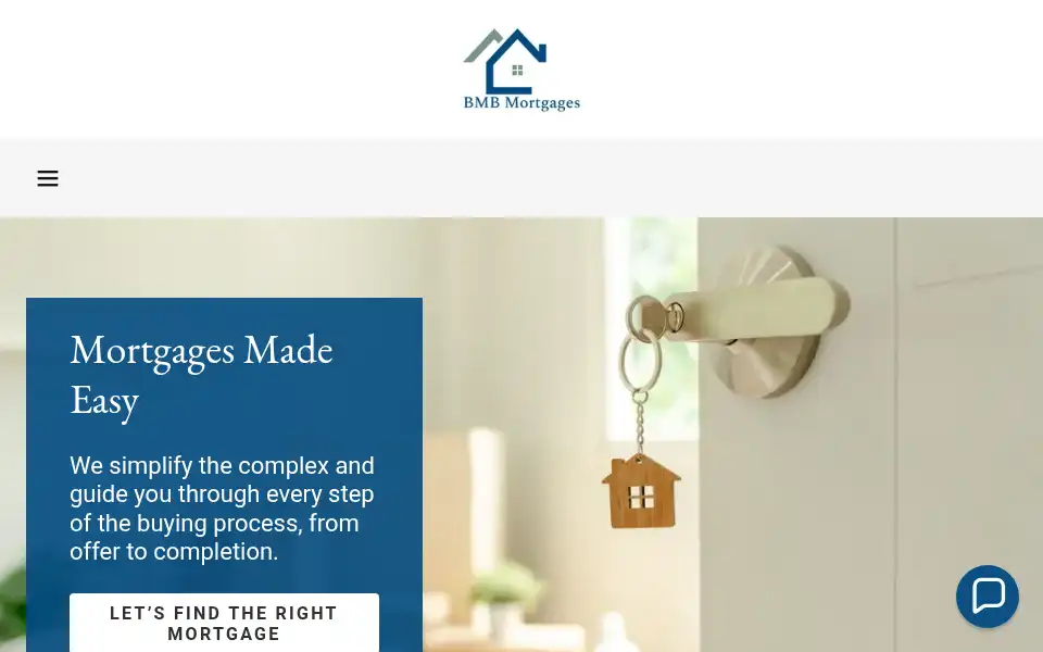 Screenshot of bmbmortgages.co.uk