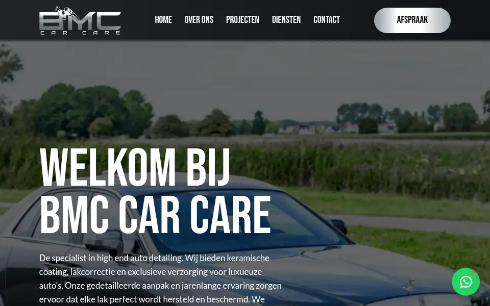 Screenshot of bmccarcare.nl