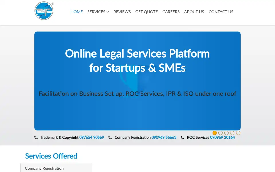 Screenshot of bmcgroup.in