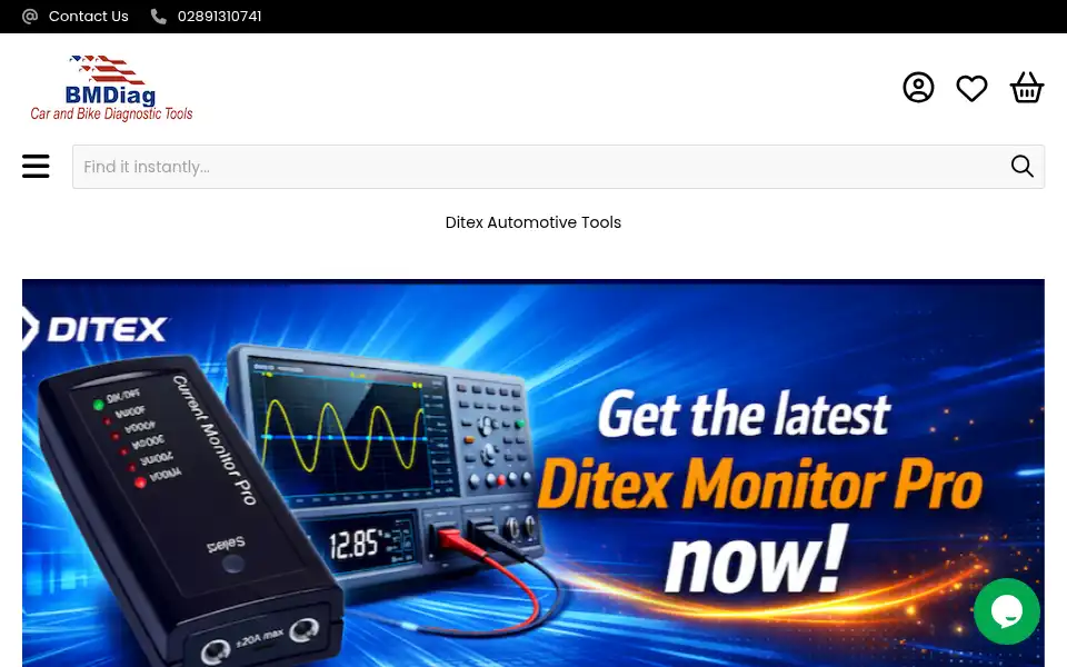 Screenshot of bmdiag.co.uk