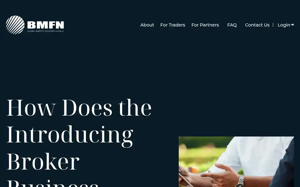 Screenshot of bmfn.com