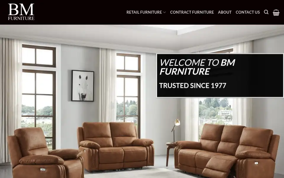 Screenshot of bmfurniture.shop