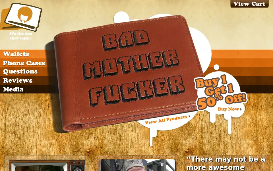 Screenshot of bmfwallets.com