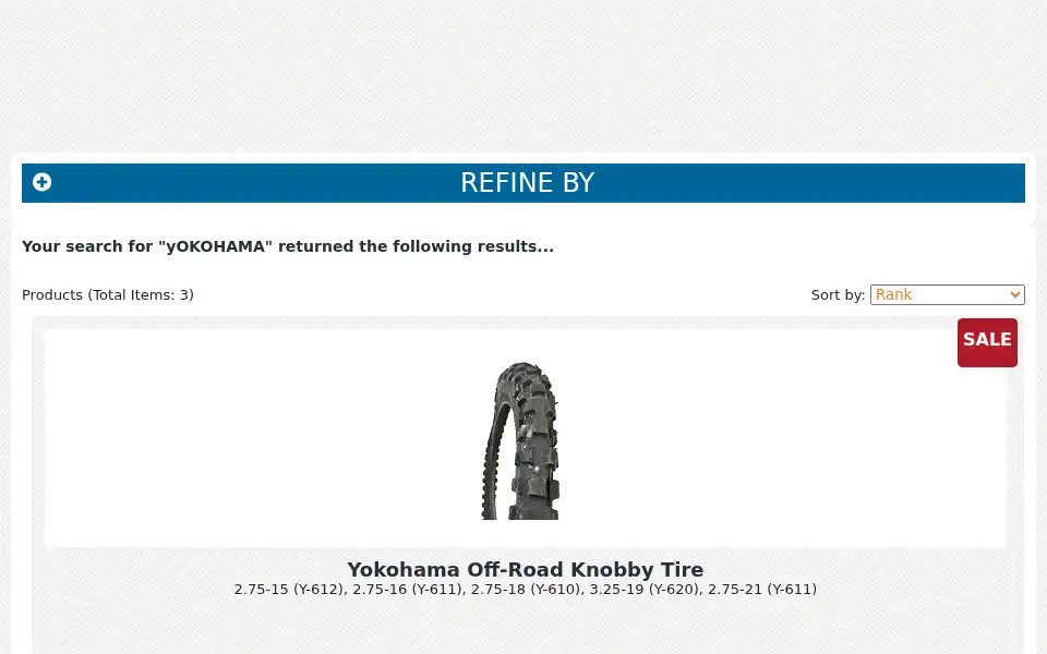 Screenshot of bmikarts.com