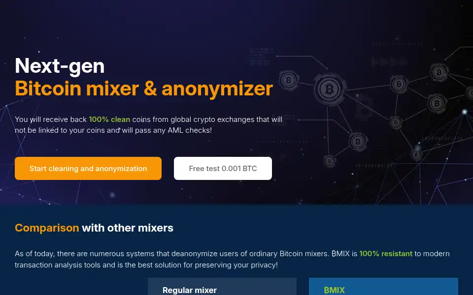 Screenshot of bmix.io