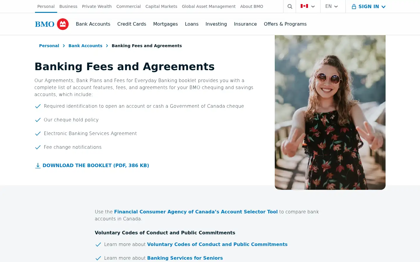 Screenshot of bmo.ca