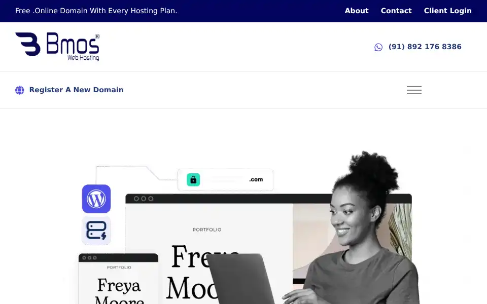 Screenshot of bmos.in