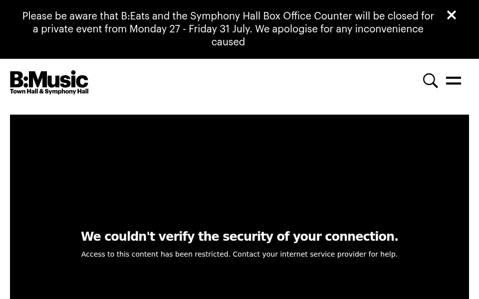 Screenshot of bmusic.co.uk
