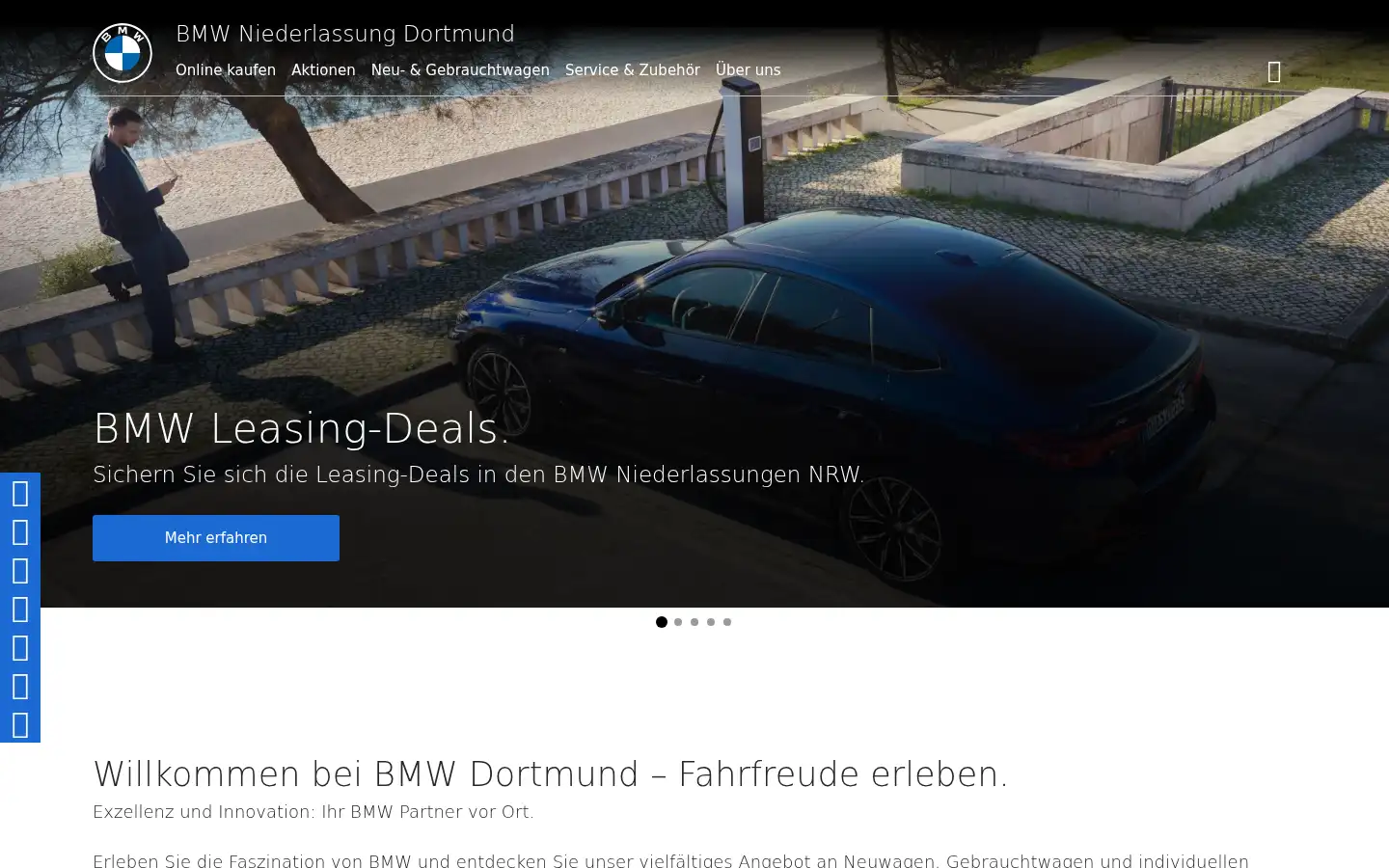 Screenshot of bmw-dortmund.de