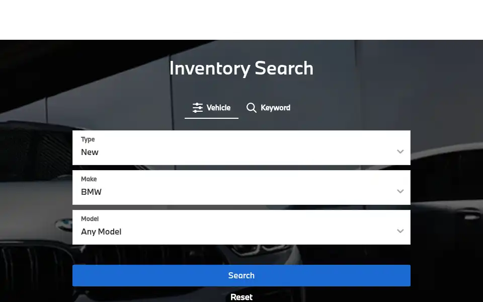 Screenshot of bmwpalmsprings.com