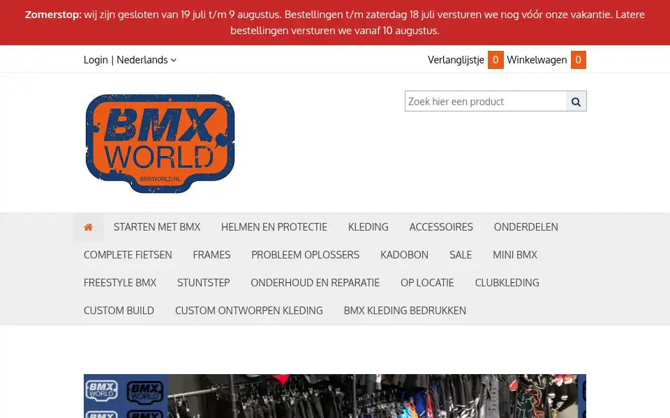 Screenshot of bmxworld.nl