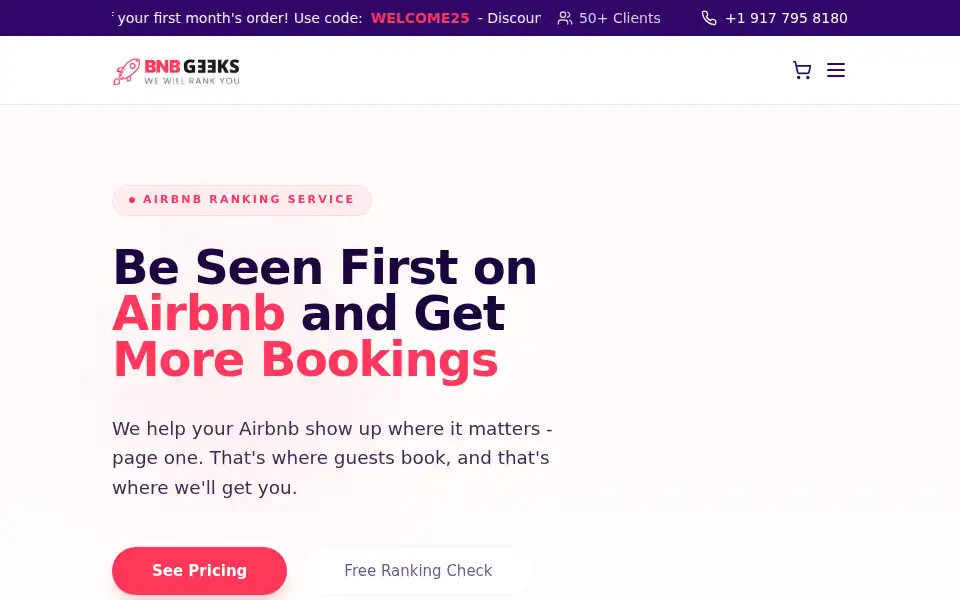 Screenshot of bnbgeeks.org