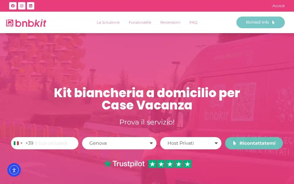 Screenshot of bnbkit.it