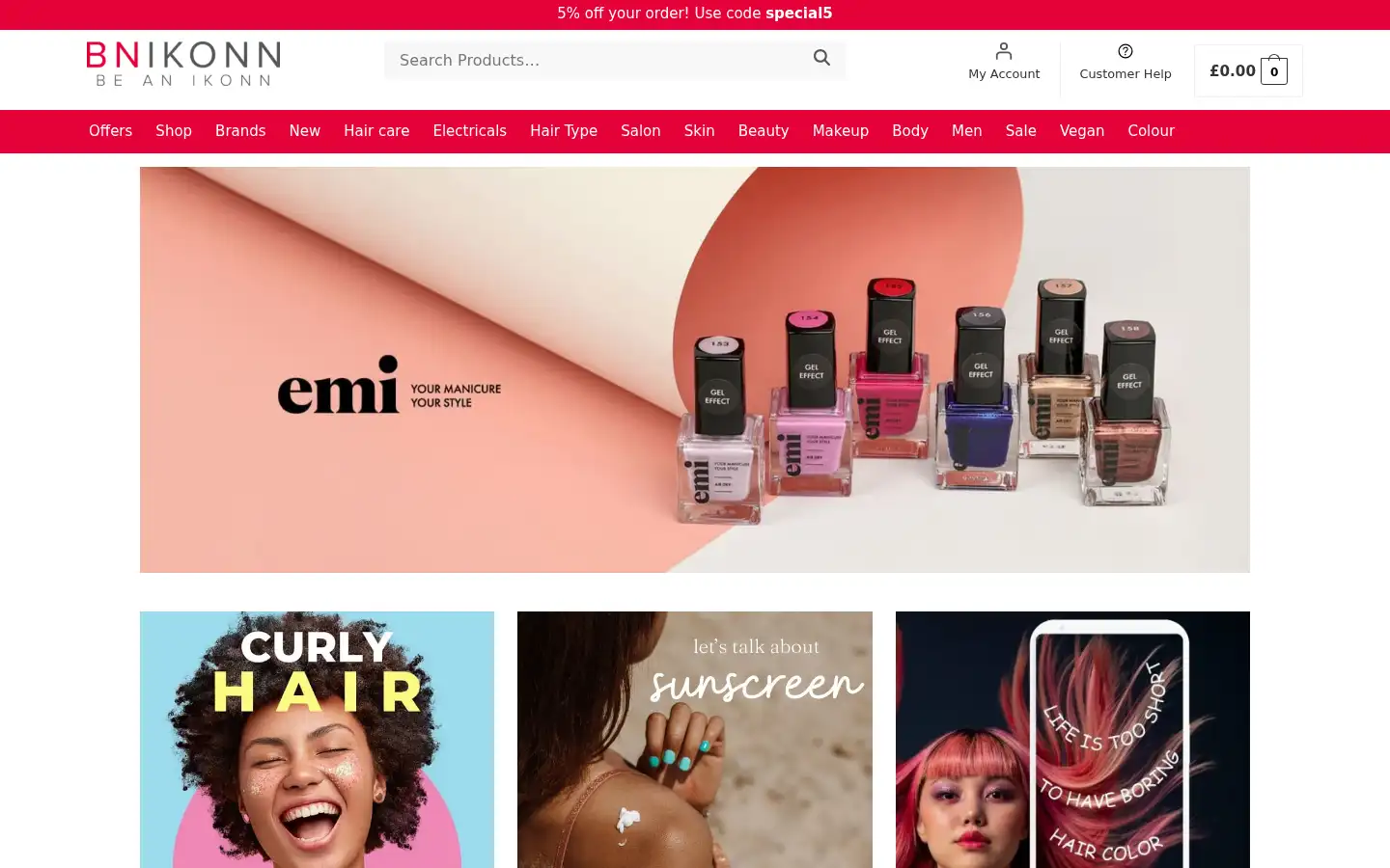 Screenshot of bnikonn.co.uk
