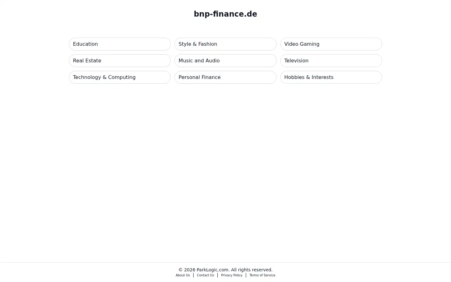 Screenshot of bnp-finance.de