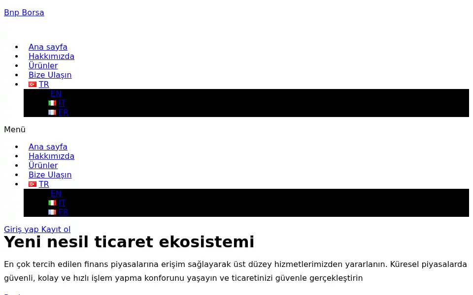 Screenshot of bnpborsa.com