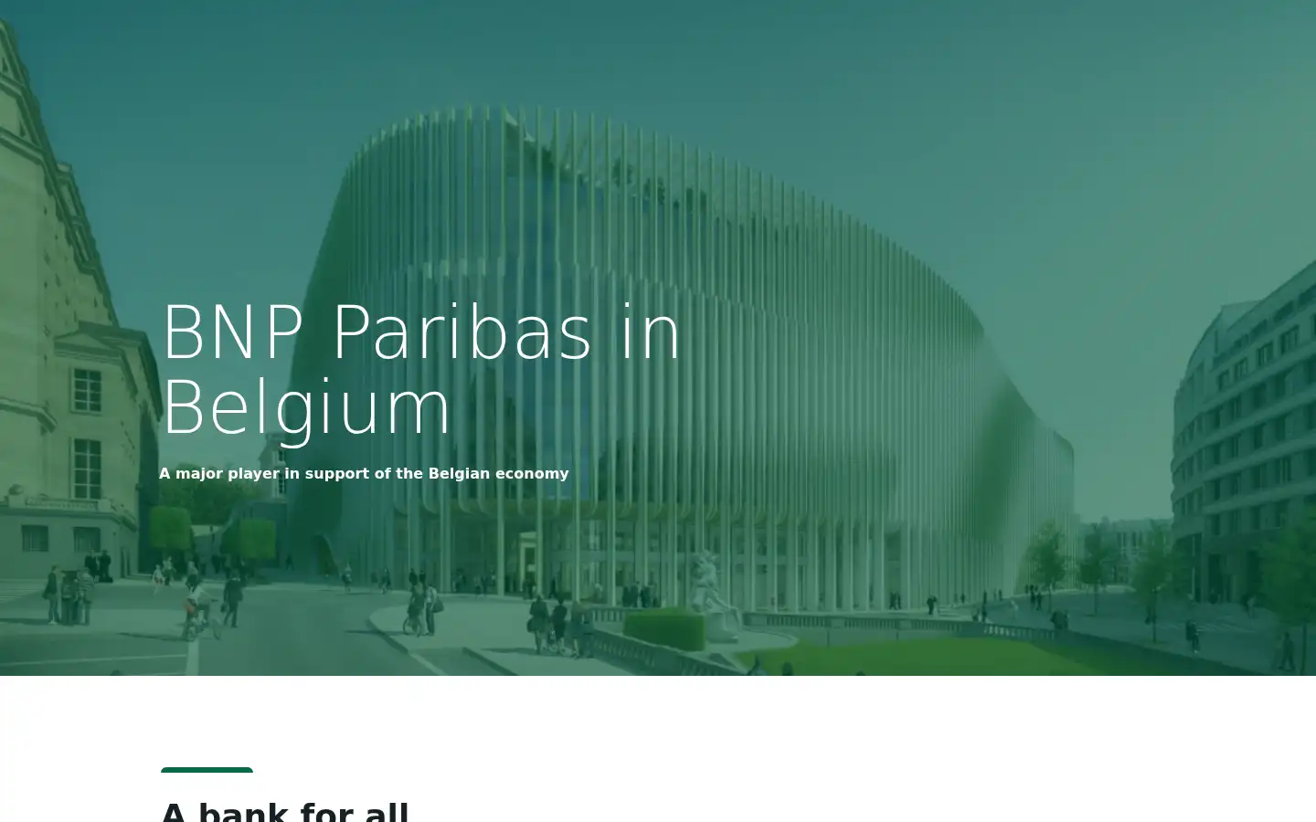 Screenshot of bnpparibas.be