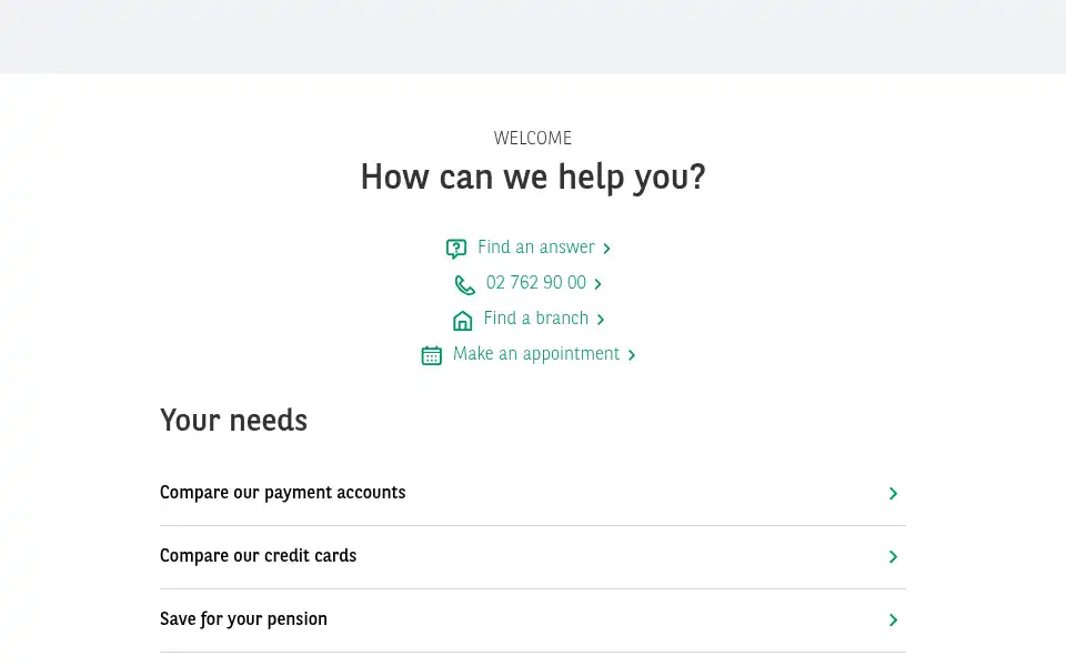 Screenshot of bnpparibasfortis.be