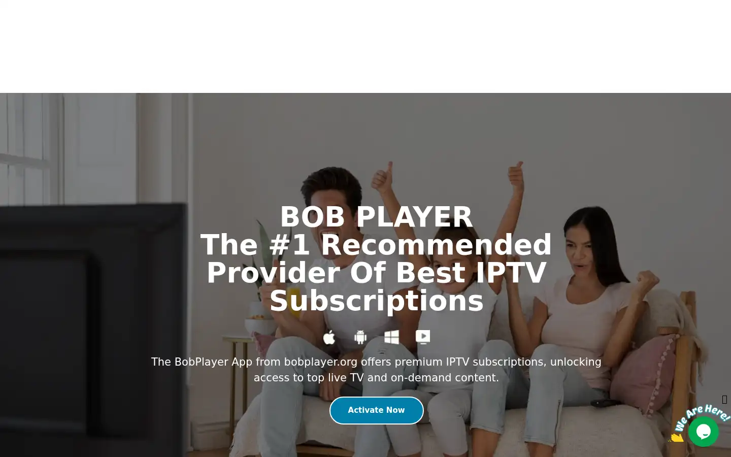 Screenshot of bobplayer.org
