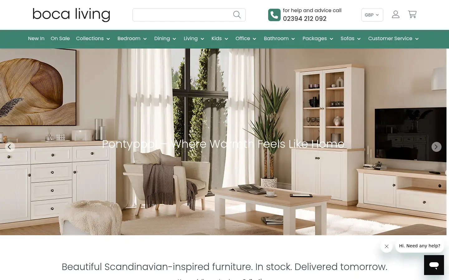 Screenshot of boca-living.com