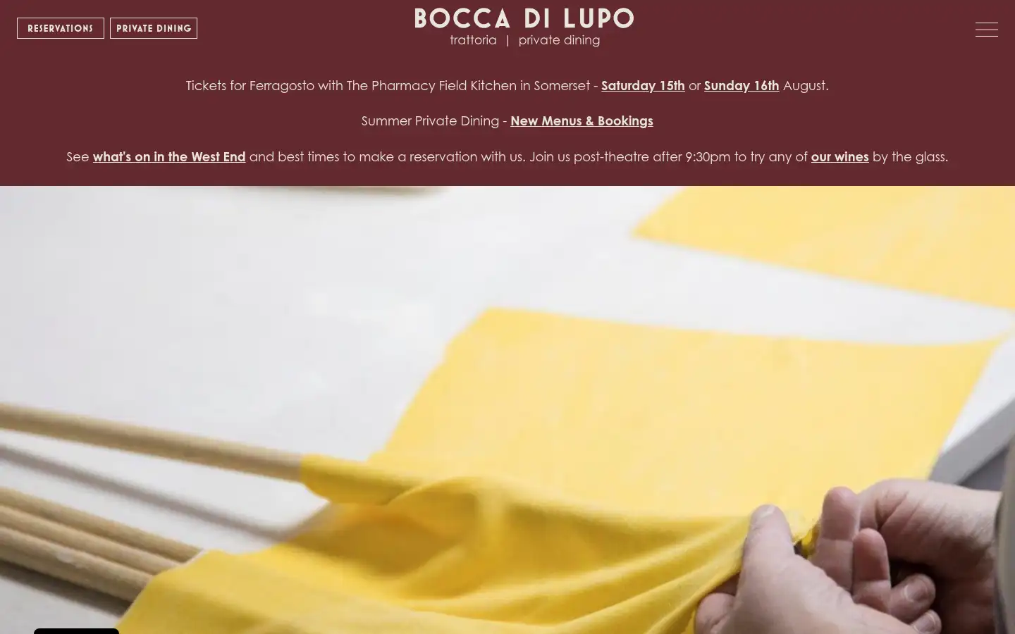 Screenshot of boccadilupoathome.com