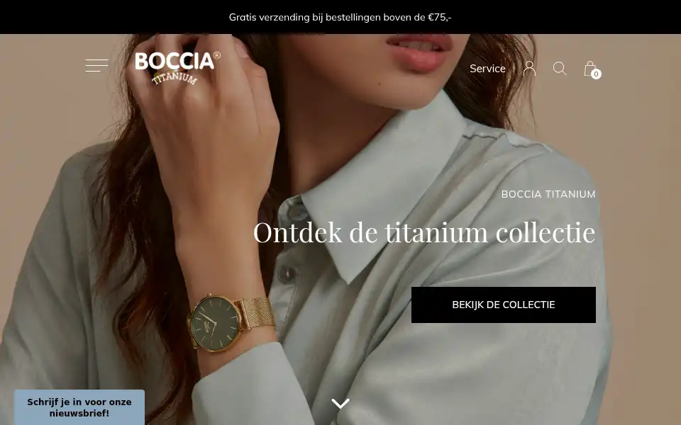 Screenshot of boccia-titanium.nl