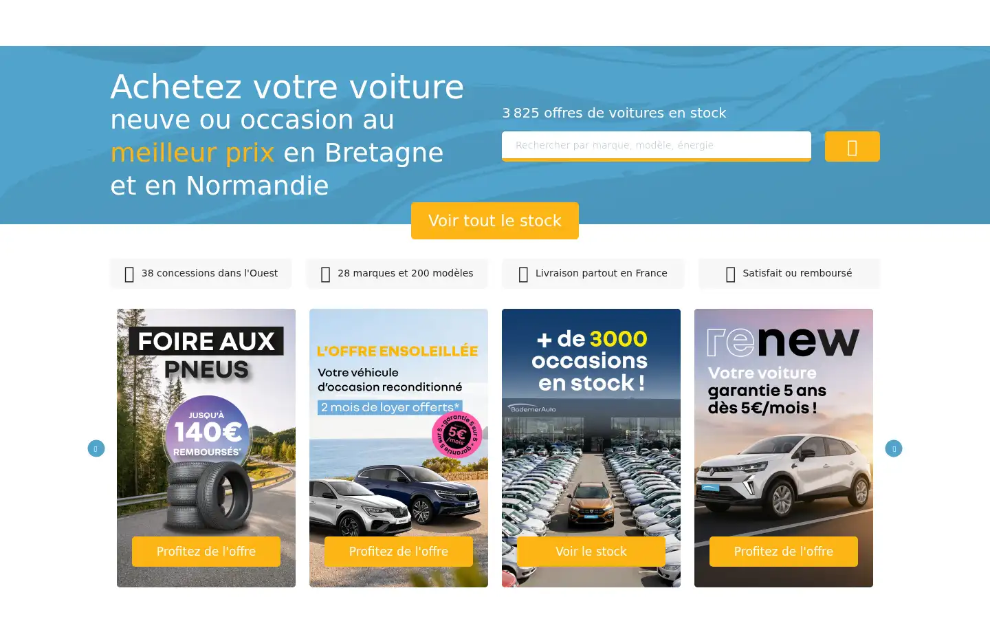Screenshot of bodemerauto.com