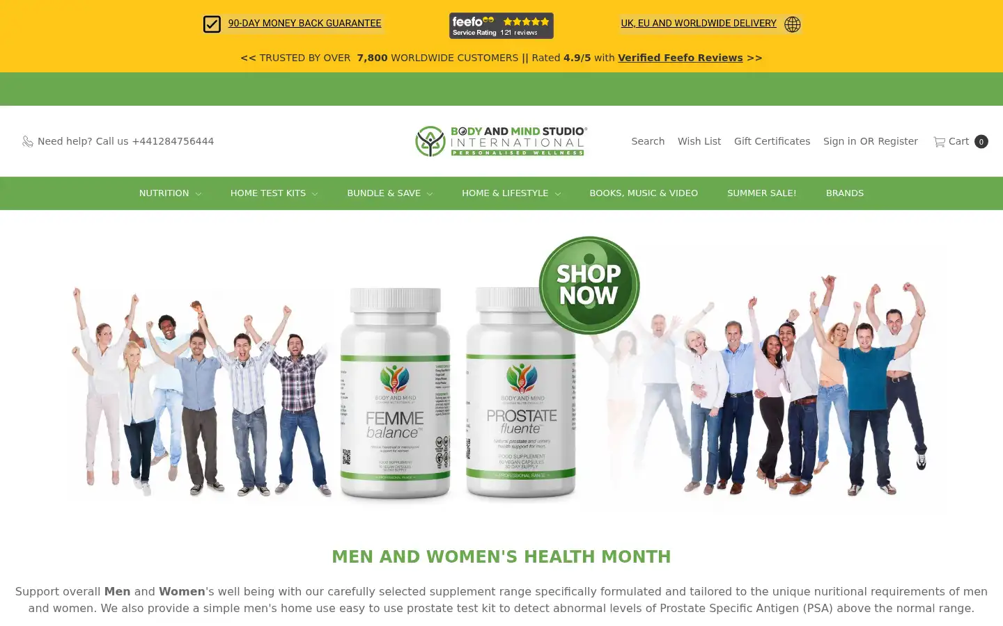 Screenshot of bodyandmindstudio.co.uk